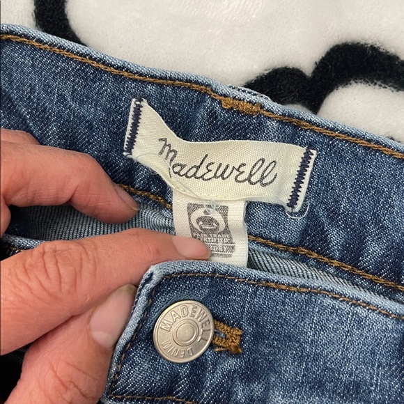 Madewell The High-Rise Slim Boyjean – Size 32 - Picture 5 of 7